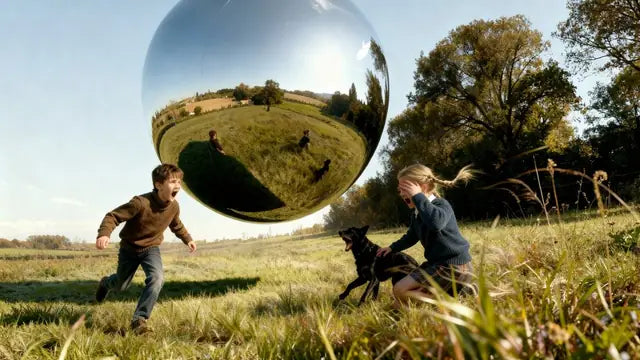 1967 · Two children and a sphere — Cussac